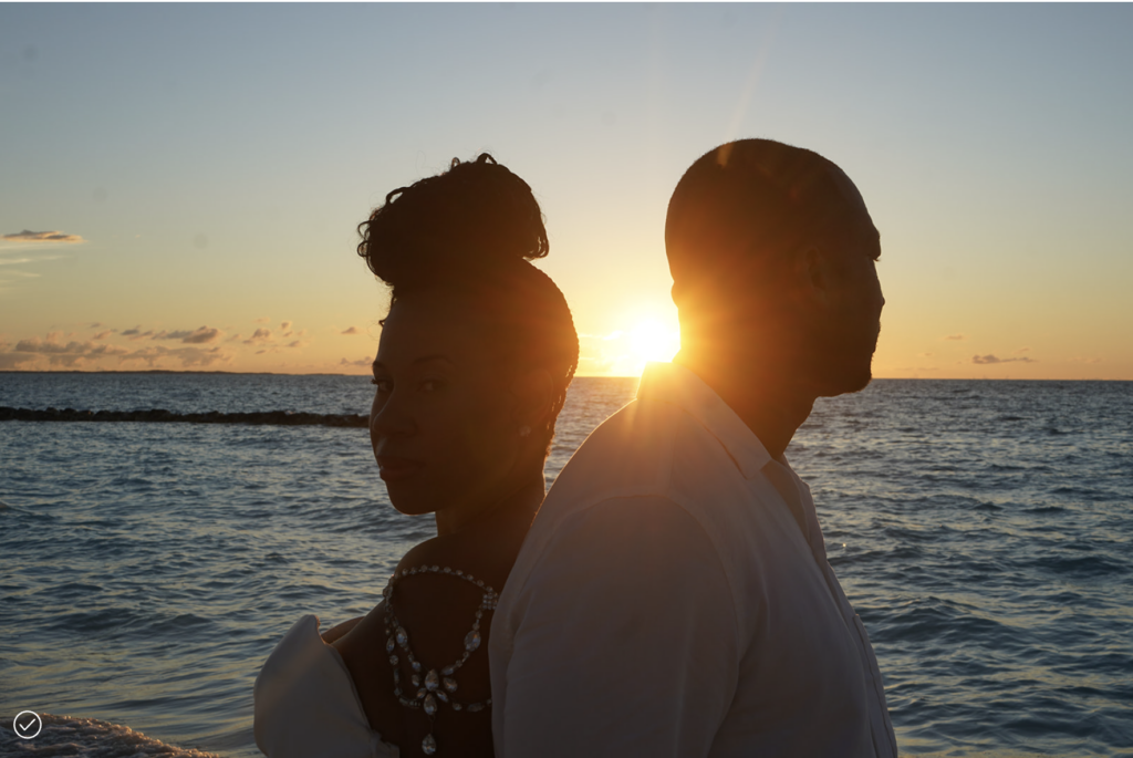 sunset tci beach