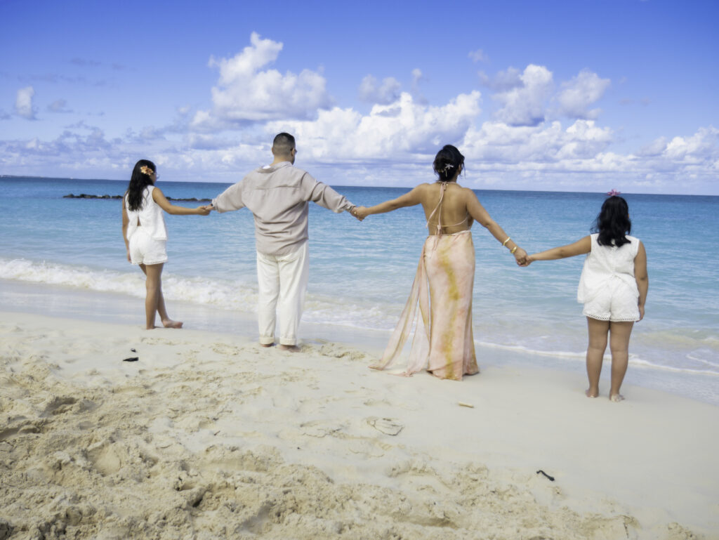 sunset beach | family photo shoot